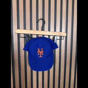 Puma Baseball Cap OS Mens Blue New York Mets Embroidered Snapback Wool Knit